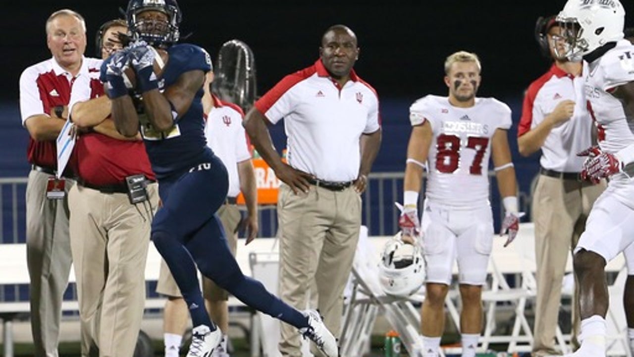 Indiana gets 3 late TDs, gets past FIU 34-13 in opener